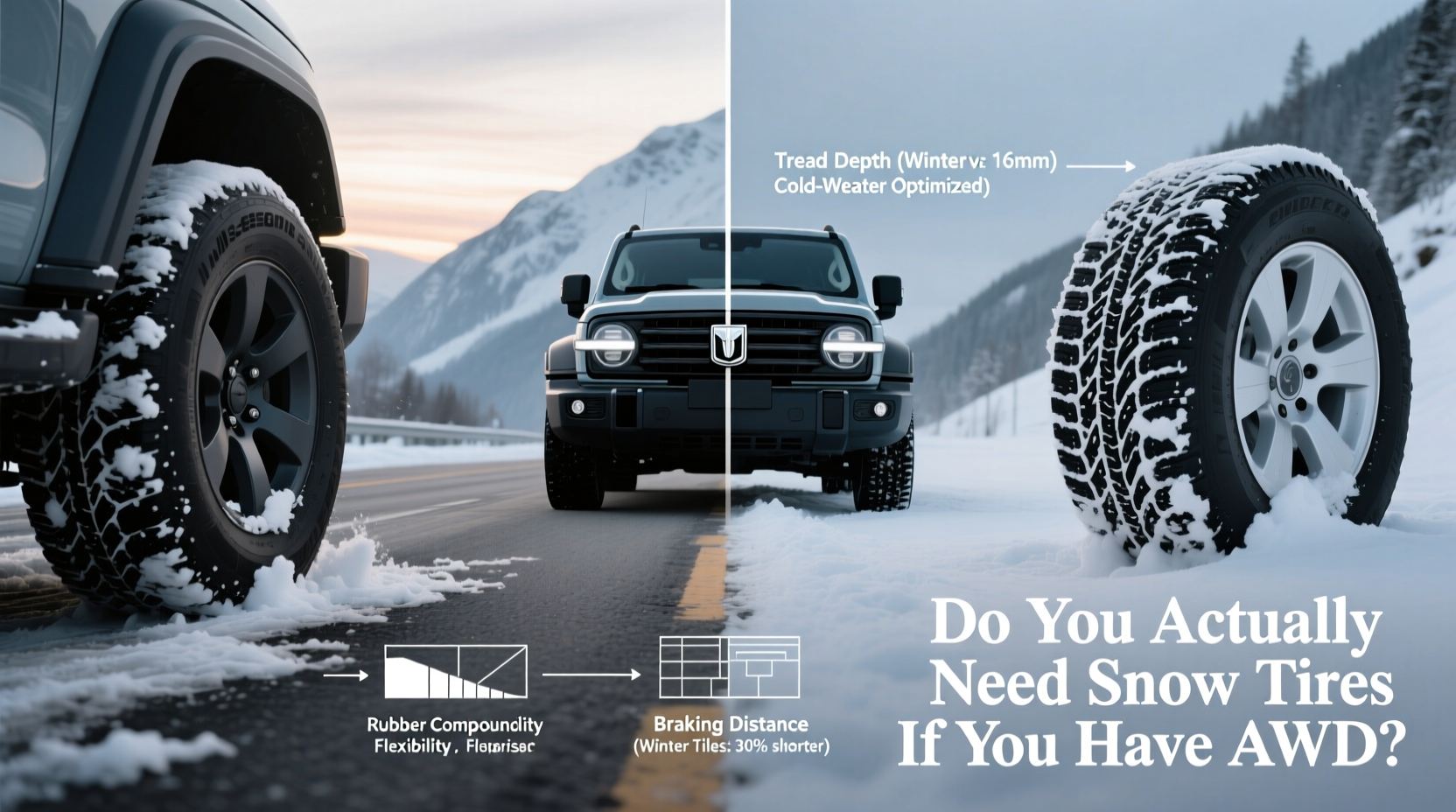 all season tires vs winter tires do you actually need snow tires if you have awd