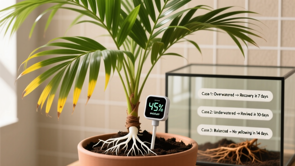 Palm Plant Watering Formula for Yellow Leaves (2026)