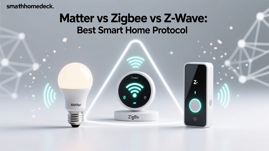 Matter vs Zigbee vs Z-Wave: Best Smart Home Protocol