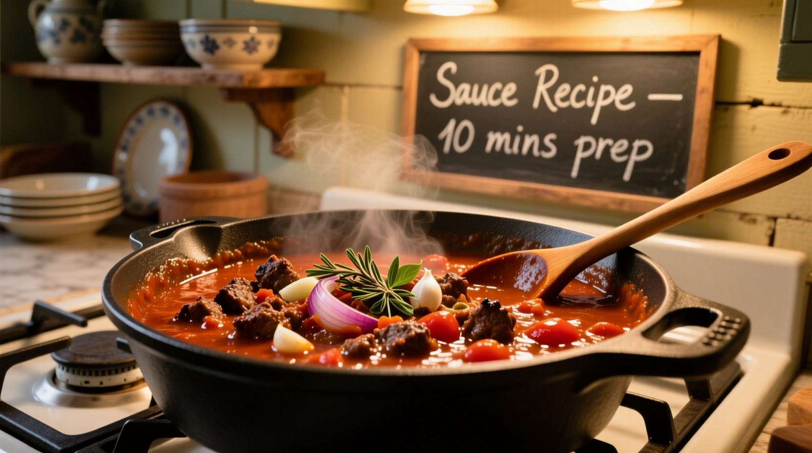 Classic Ground Beef Tomato Sauce Recipe in 30 Minutes