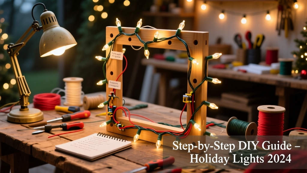 DIY Christmas Light Display: Outdoor Frame & Wiring Guide