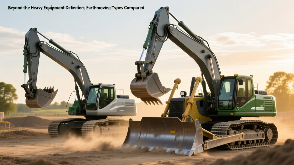 Beyond the Heavy Equipment Definition: Earthmoving Types Compared
