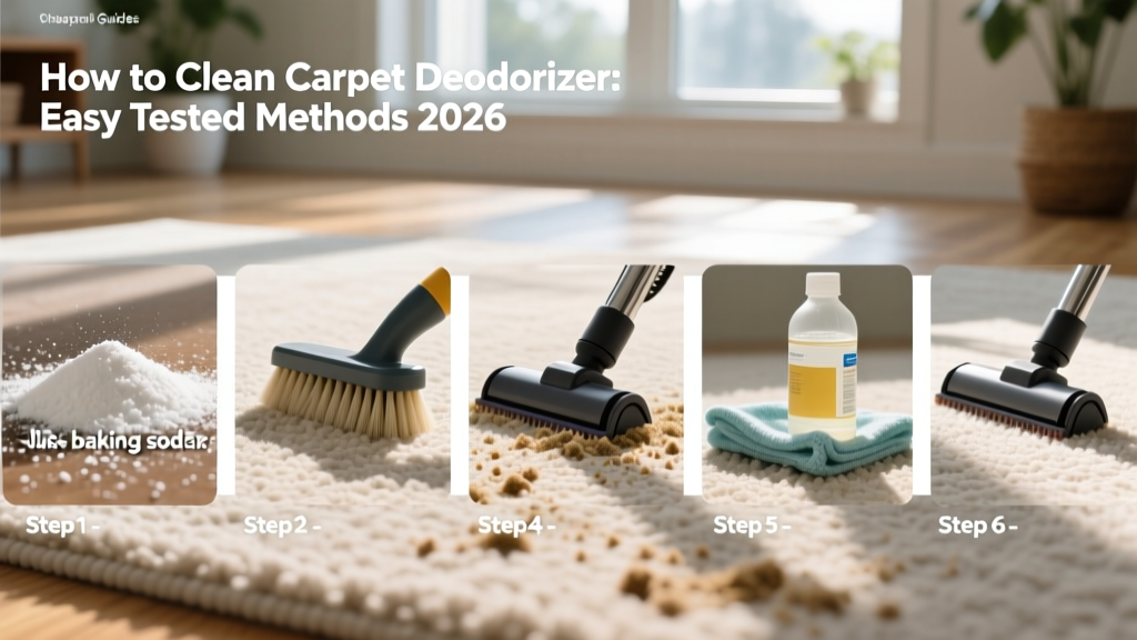 How to Clean Carpet Deodorizer: Easy Tested Methods 2026
