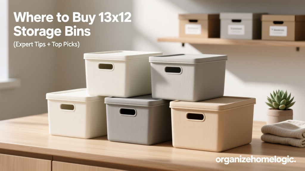 Where to Buy 13x13 Storage Bins (Expert Tips + Top Picks)