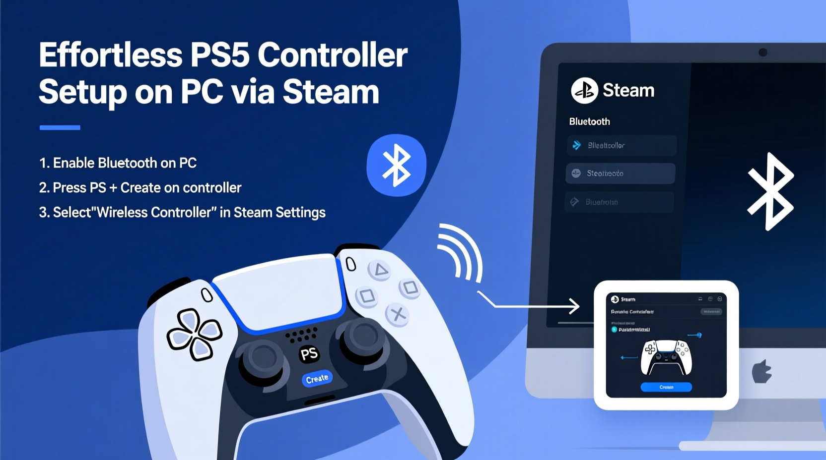 how to connect ps5 controller to pc steam effortless setup guide