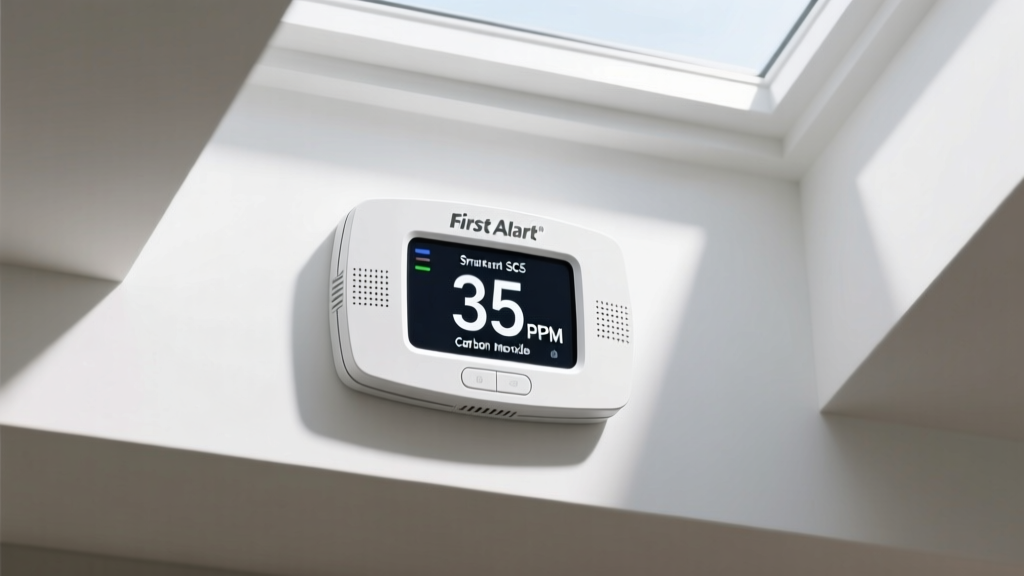 First Alert SC5 Smart Smoke and CO Alarm Display & Visual Guide