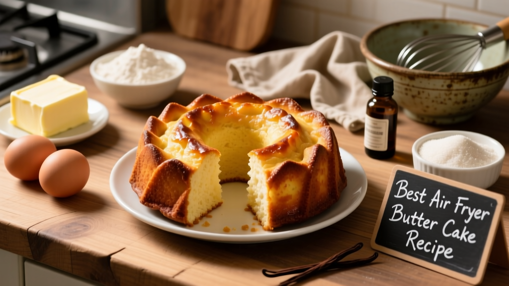 Best Air Fryer Butter Cake Recipe (Crispy-Edged & Tender)