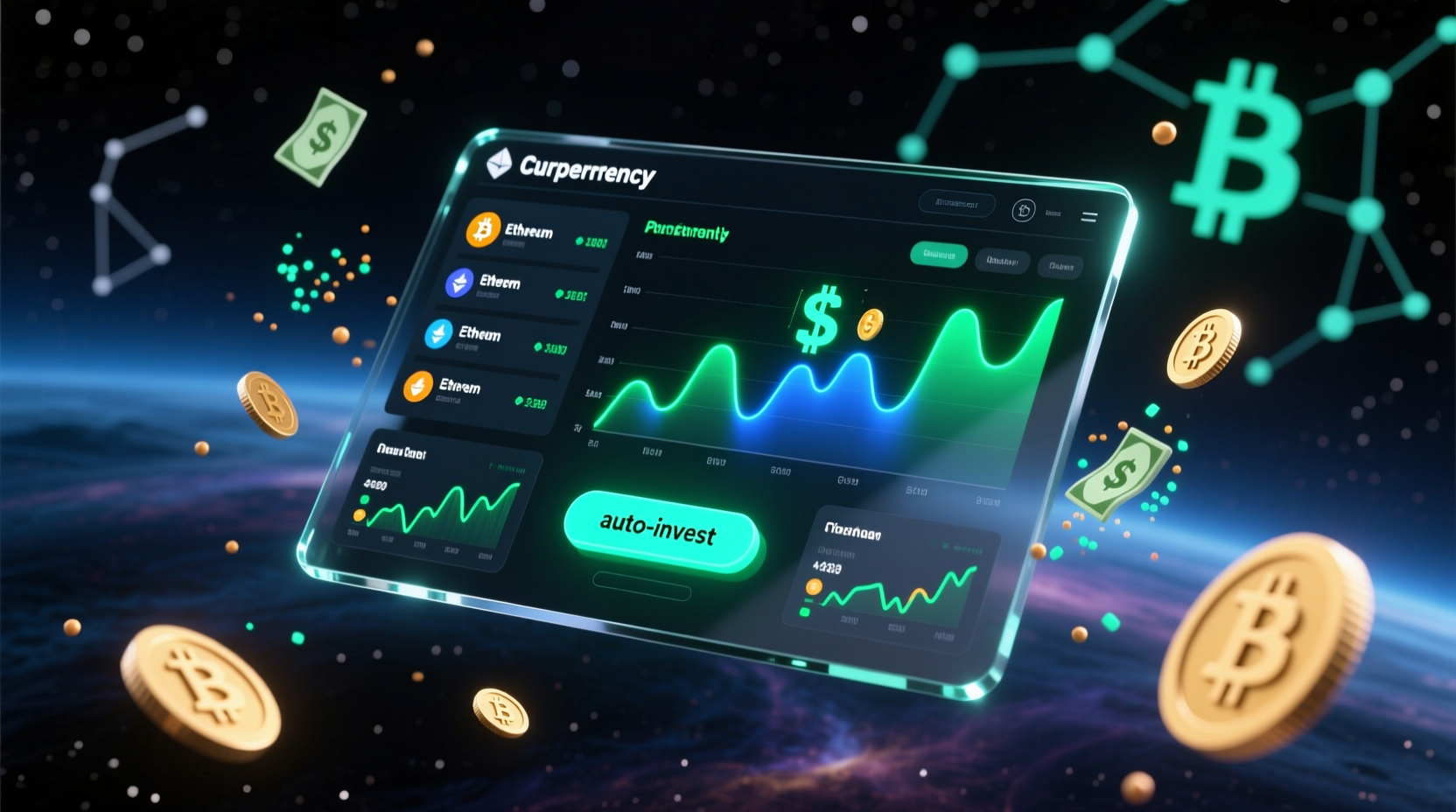 automatically invest your spare change in cryptocurrenc