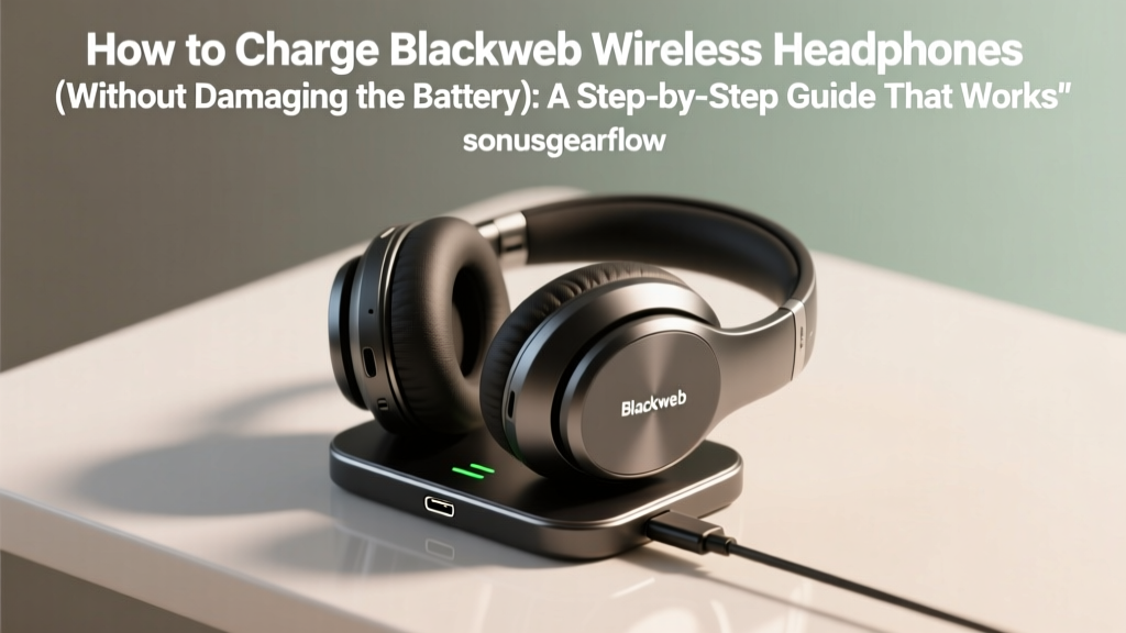 How to Charge Blackweb Wireless Headphones (2026)