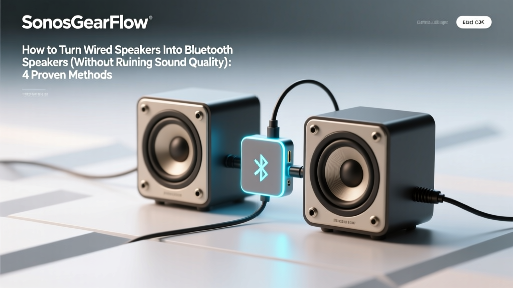 How To Turn Wired Speakers Into Bluetooth Speakers (2026)
