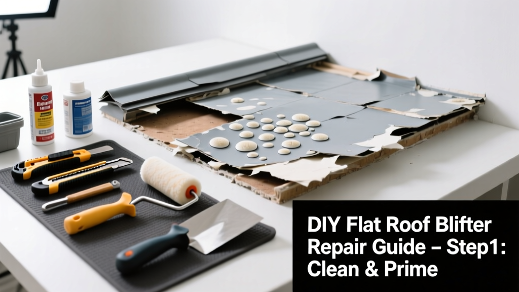 How to Fix Flat Roof Blistering: DIY Repair Guide