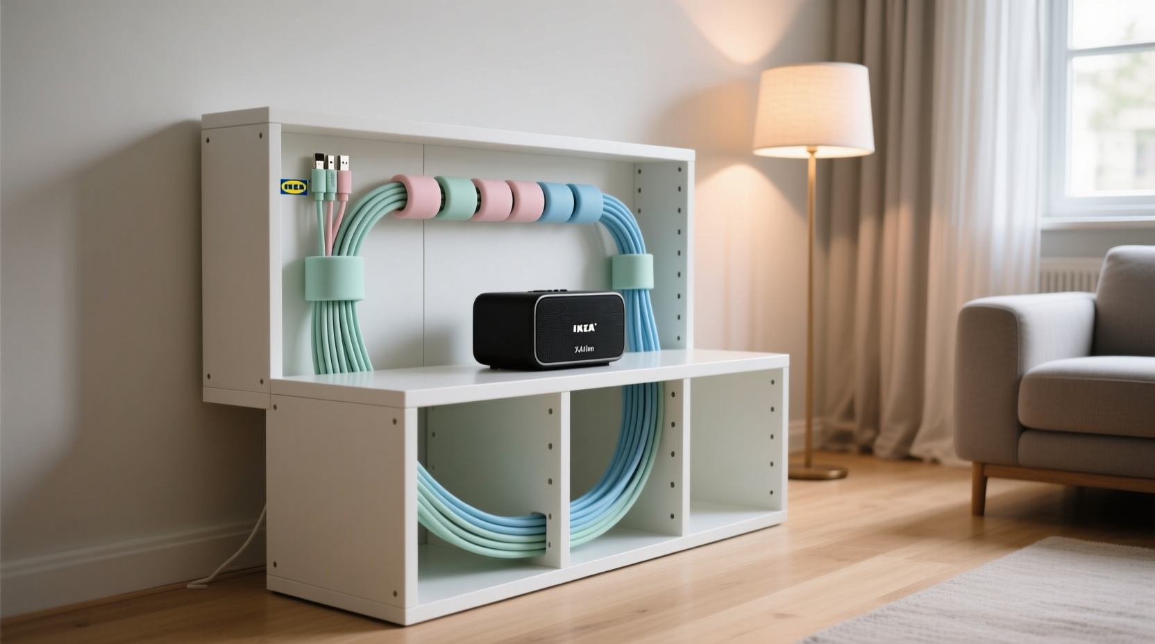 DIY Cable Organizing IKEA Speaker Stand: Build & Optimize in 45 Min