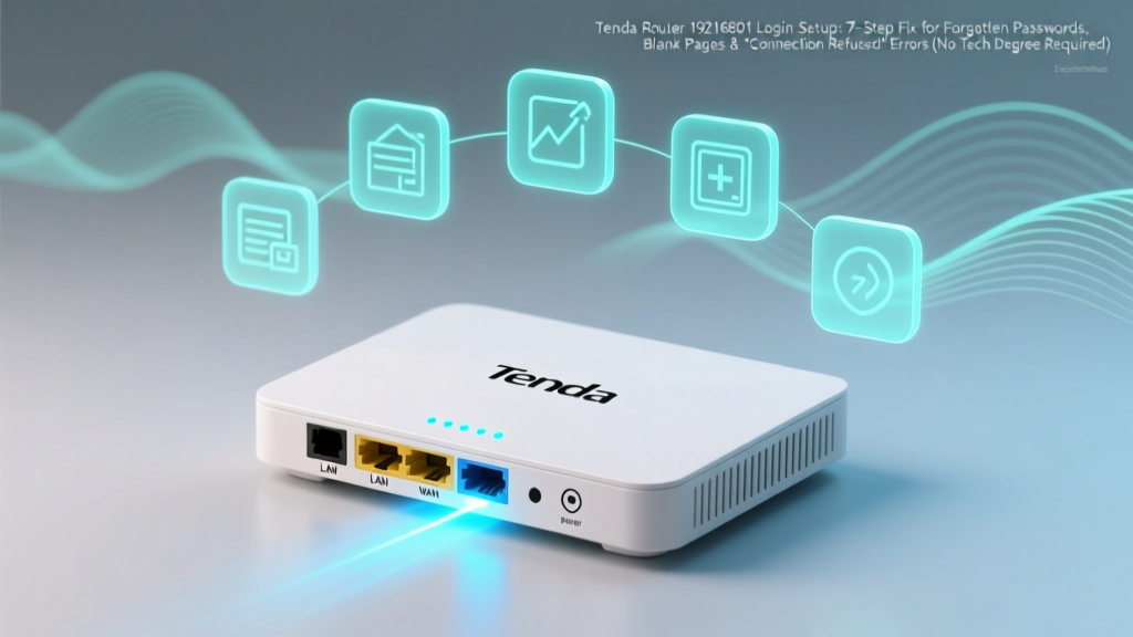 Tenda Router 19216801 Login Setup: 7-Step Fix for Forgotten Passwords, Blank Pages & 'Connection Refused' Errors (No Tech Degree Required)
