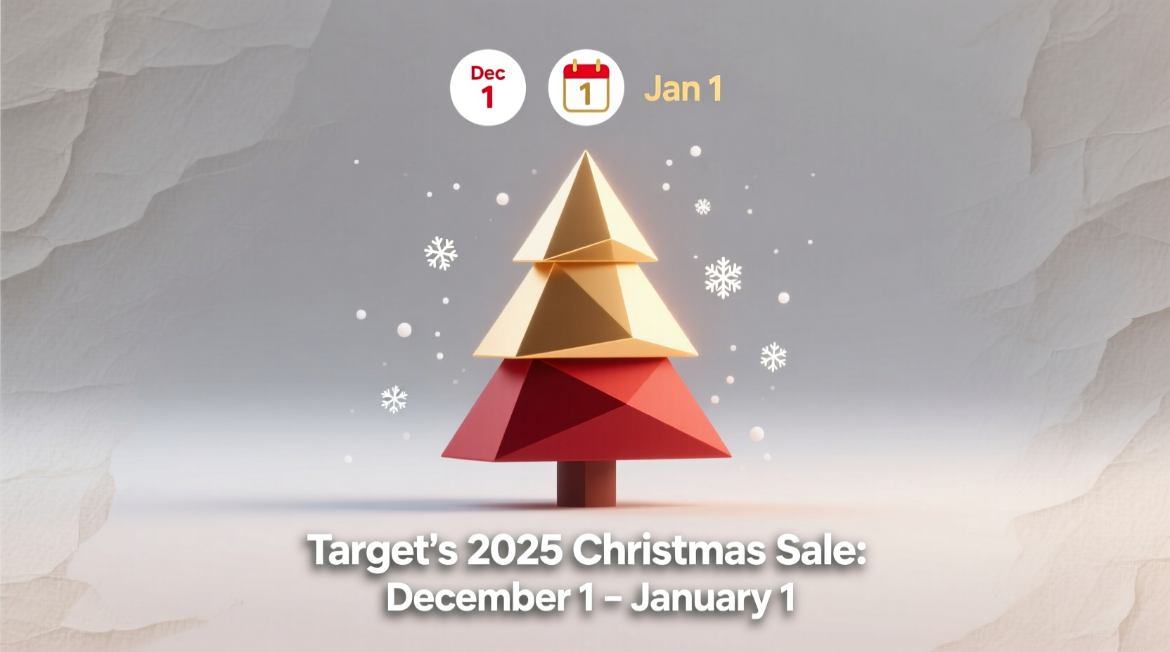 how long is targets christmas sale