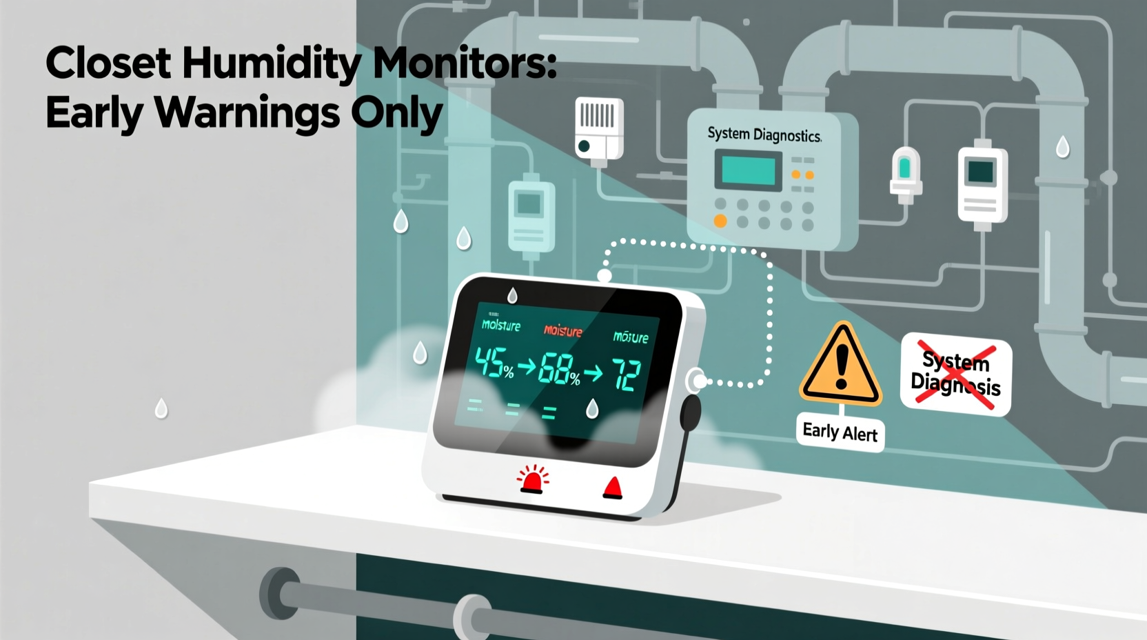 closet humidity monitors vs hvac assessments