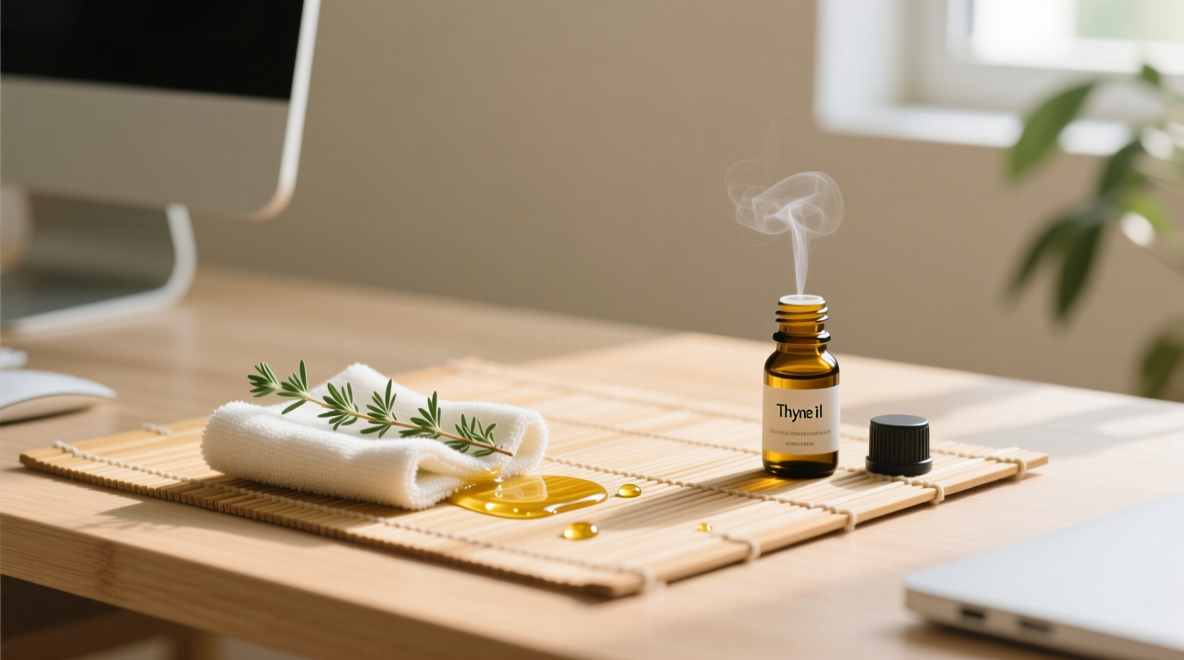 eco friendly cleaning sanitize bamboo desk mat