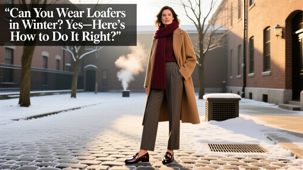 Can You Wear Loafers in Winter? Yes—Here’s How to Do It Right