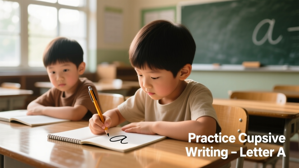 Mastering the Cursive Letter A: Developmental Insights, Instructional Strategies, and Evidence-Based Practice