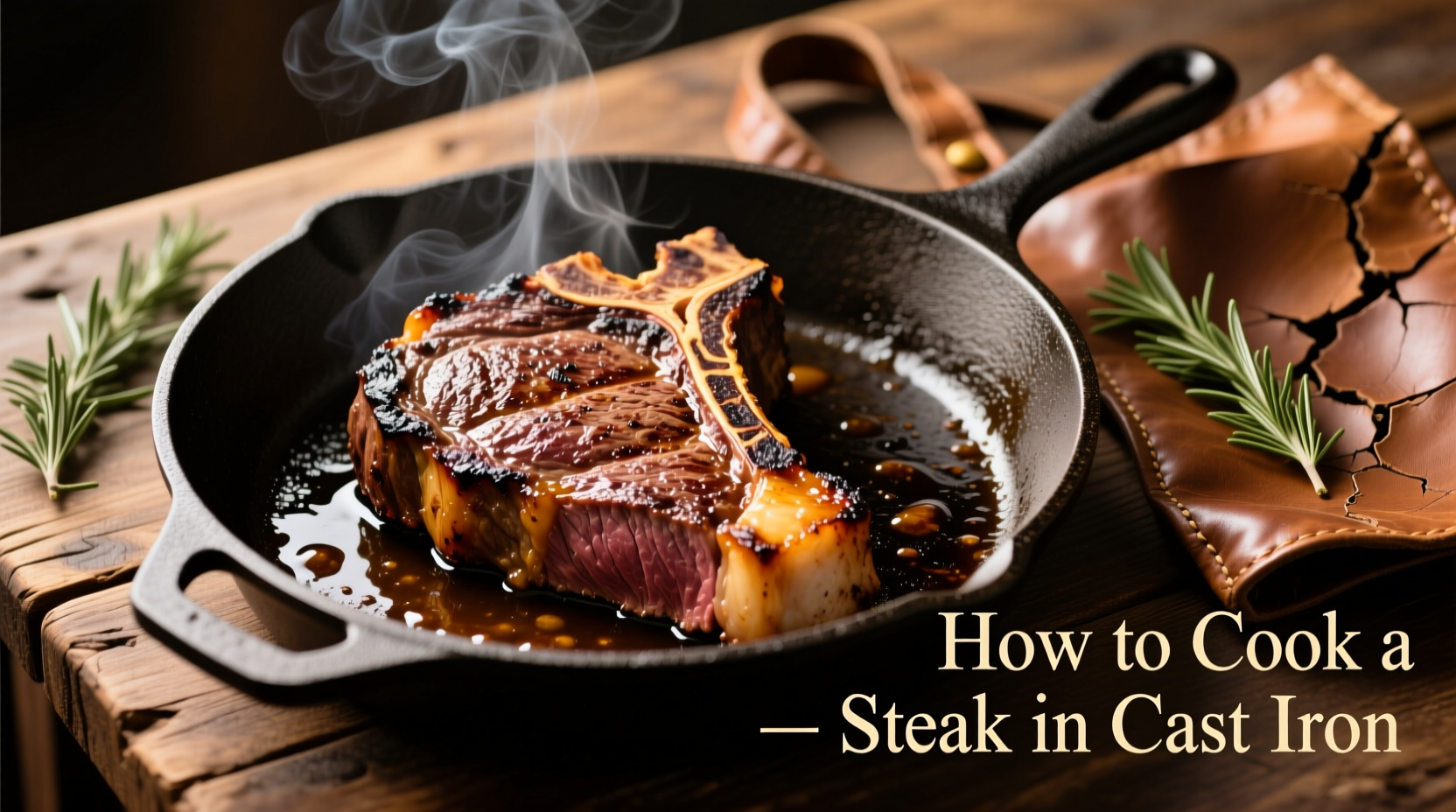 how to cook a steak in cast iron