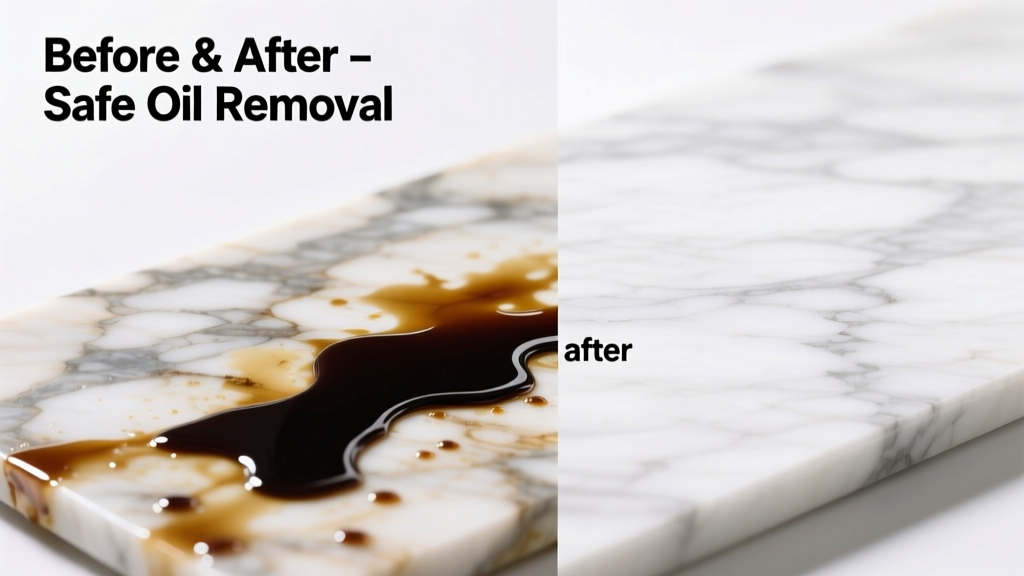 How to Remove Motor Oil from Marble Safely