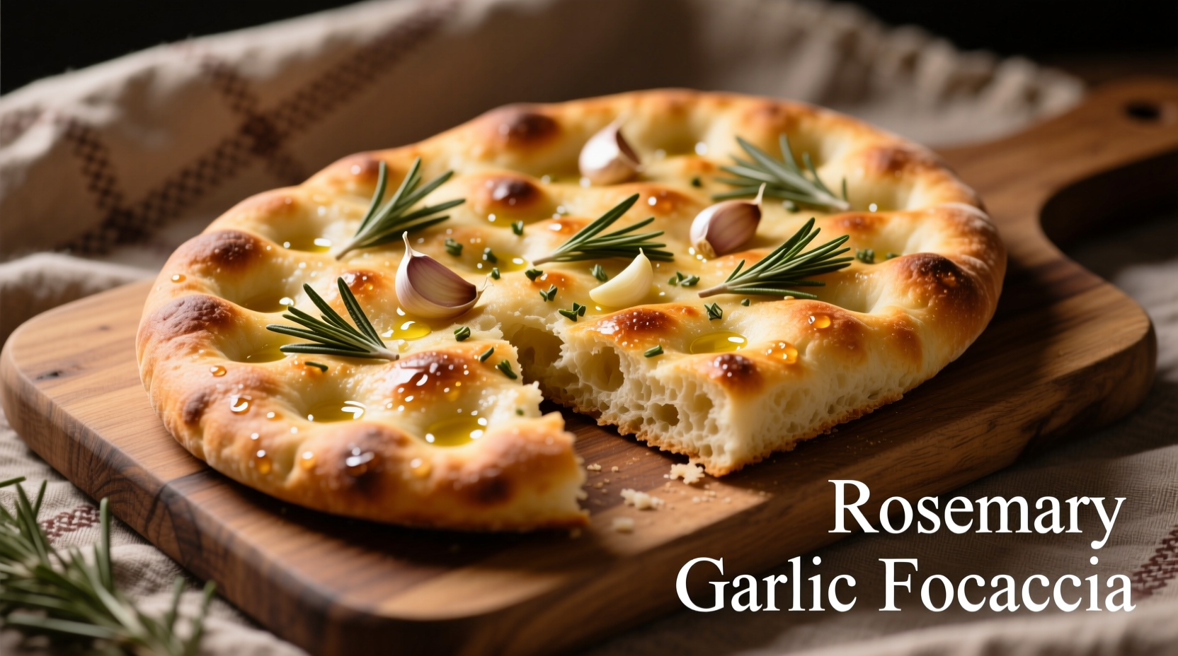 Perfect Rosemary Garlic Focaccia Recipe & Techniques