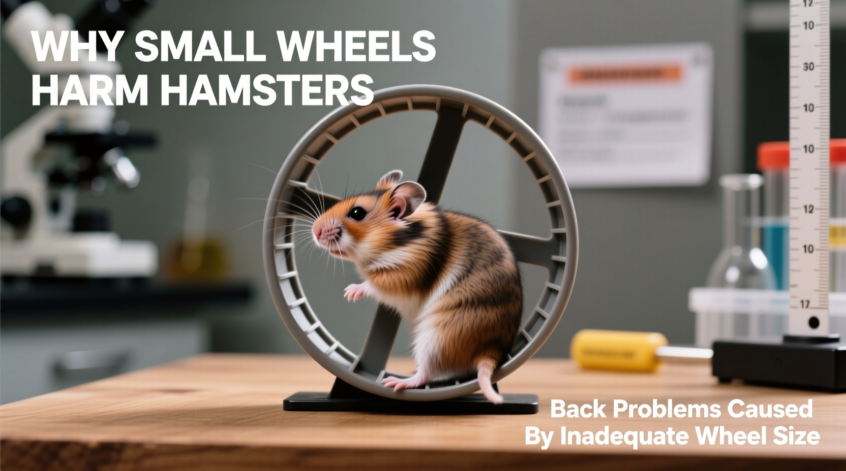 hamster wheel size matters why small wheels cause back problems