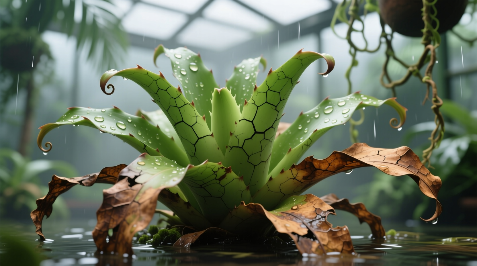 why are the leaves on my bromeliad brown dry and crispy