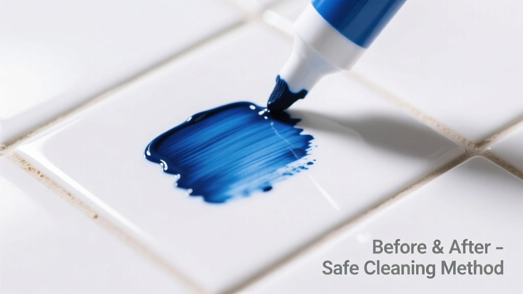 How to Remove Permanent Marker from Tile Safely