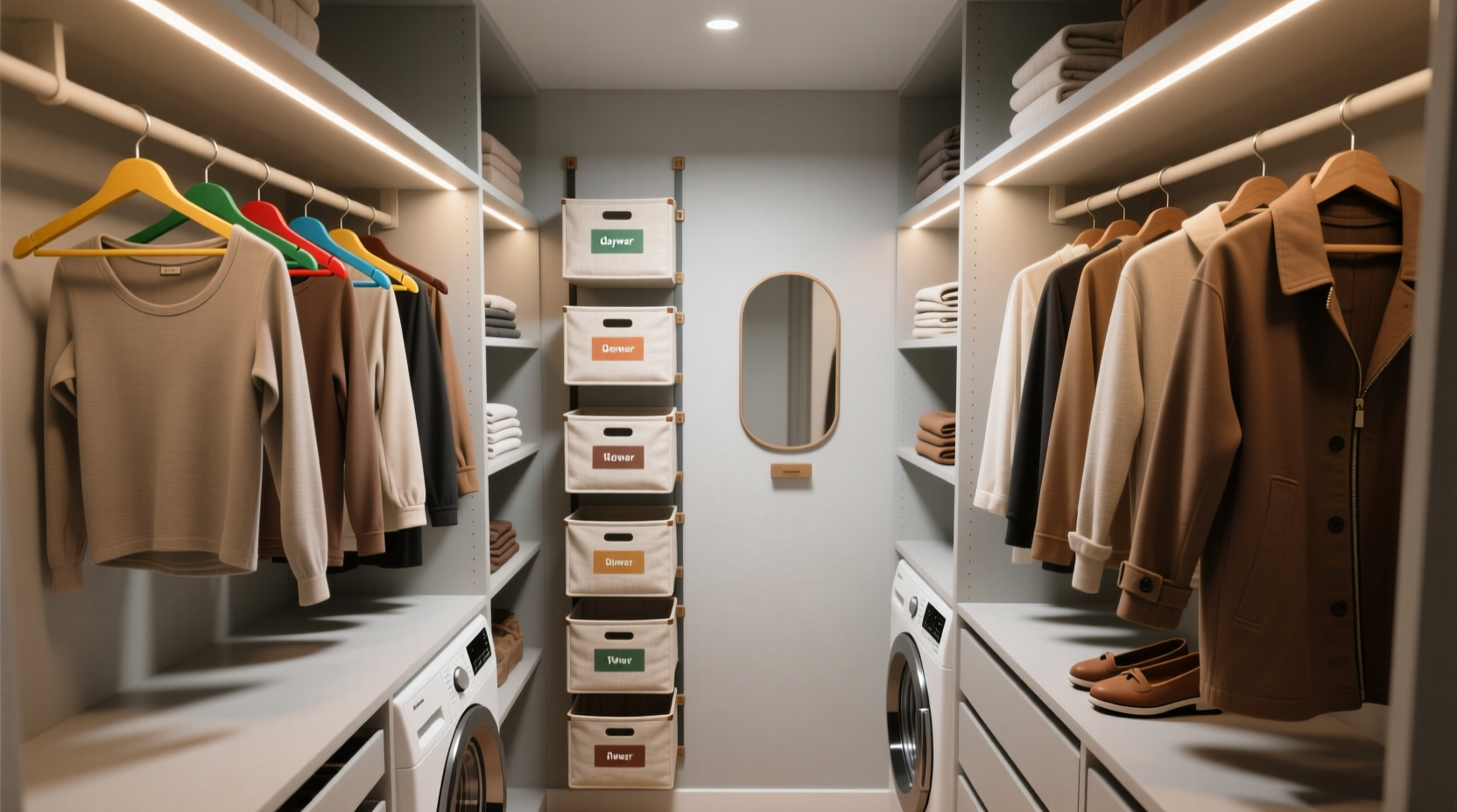 closet organization tips laundry closet to capsule hub
