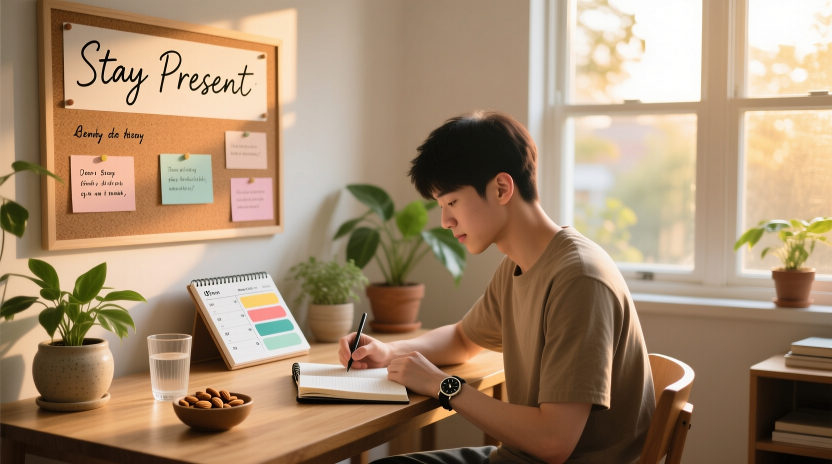 natural ways to boost focus during long study sessions without caffeine