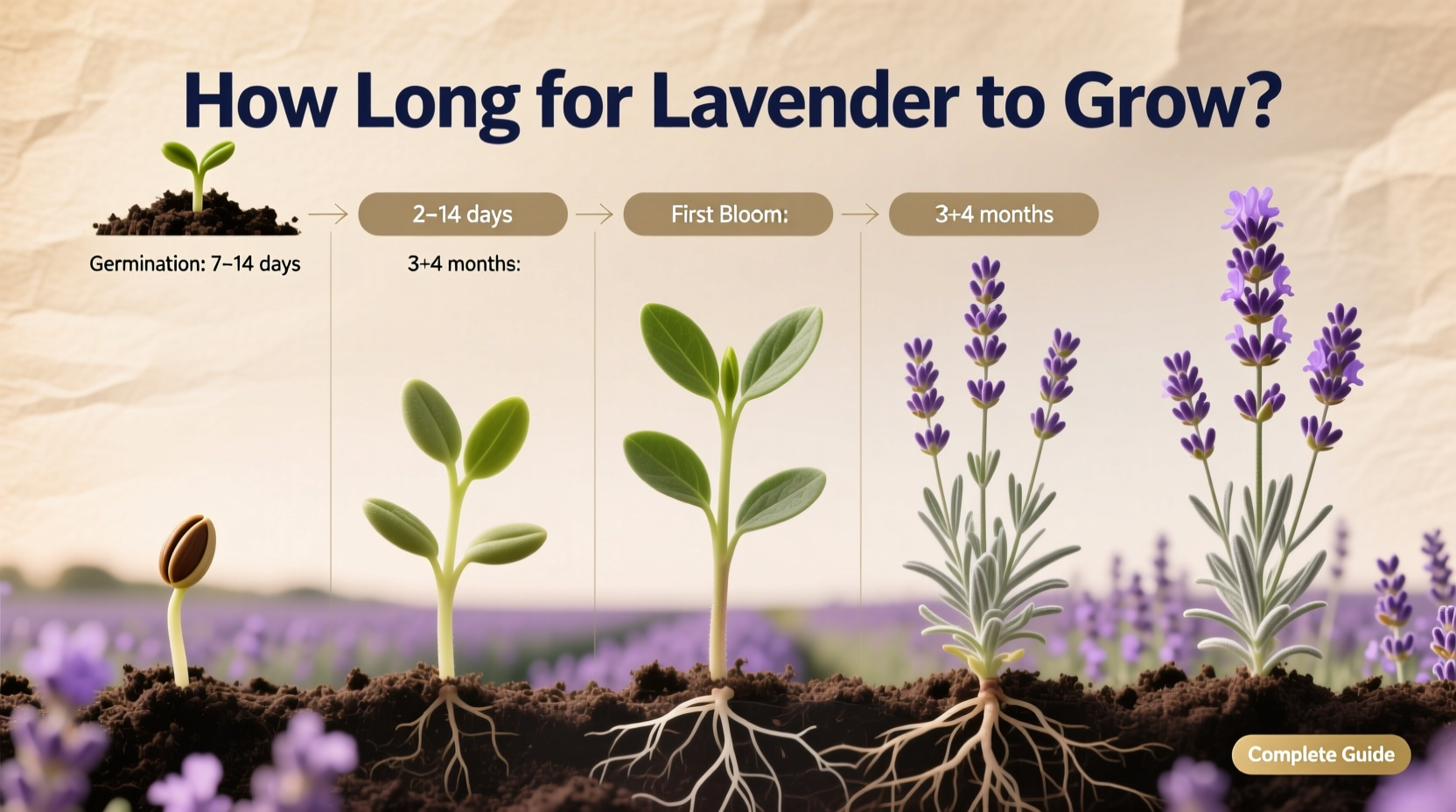 Grow Lavender in 8 Weeks | TheHomeSprouts