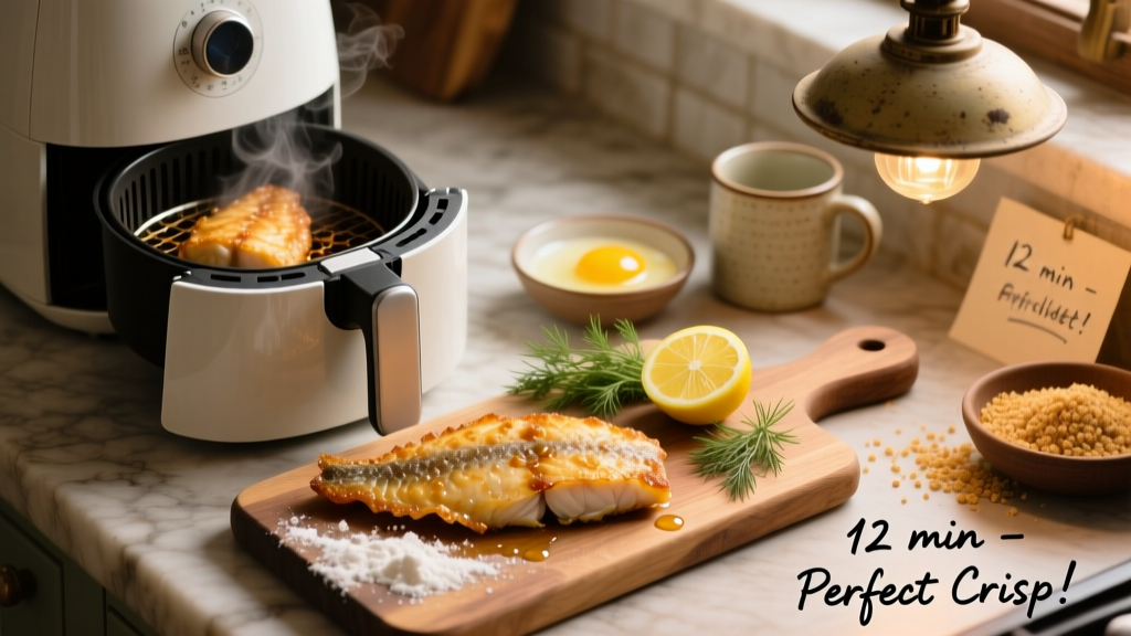 Crispy Air Fryer Haddock Fillet in 12 Minutes