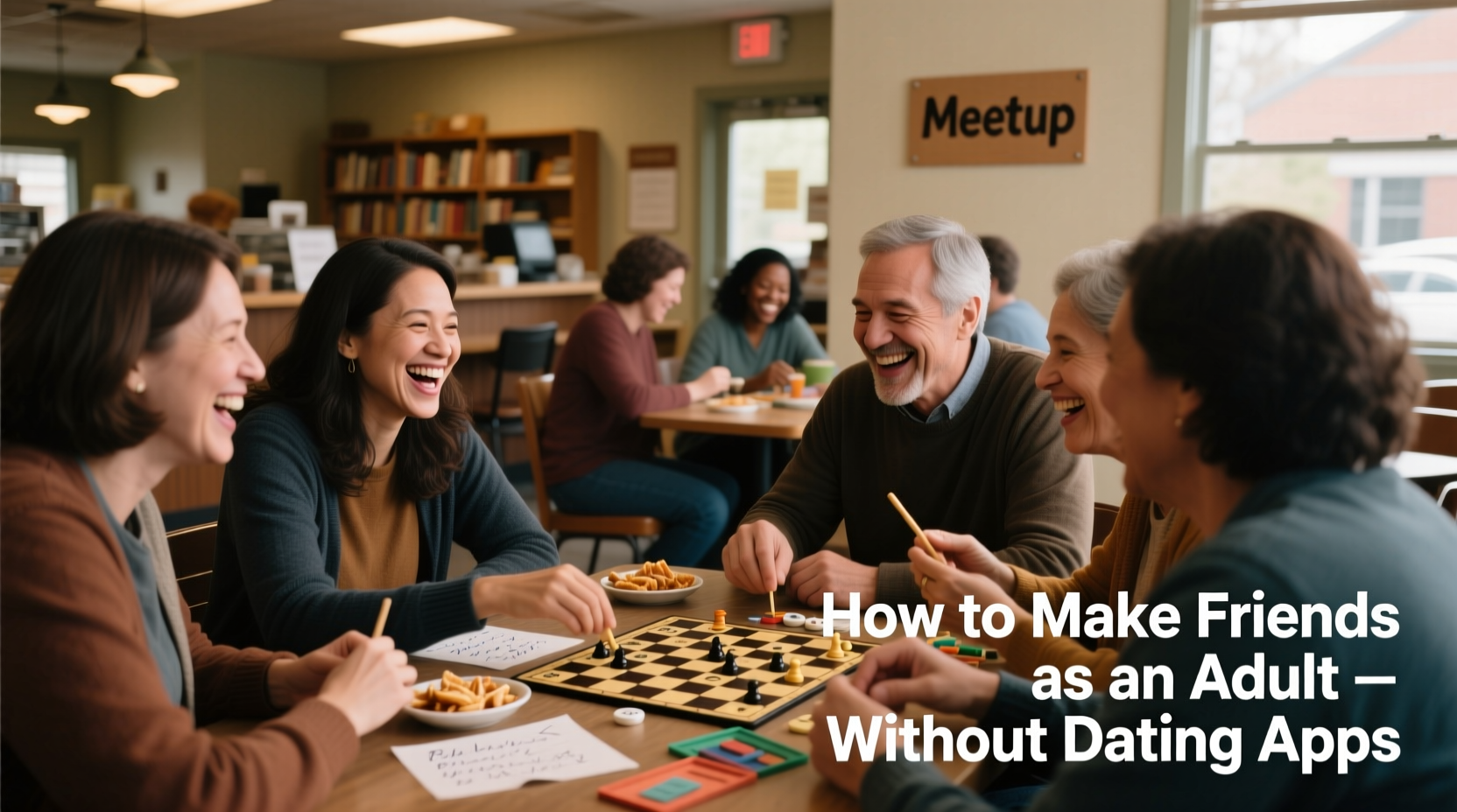 how to make friends as an adult without using dating apps practical guide