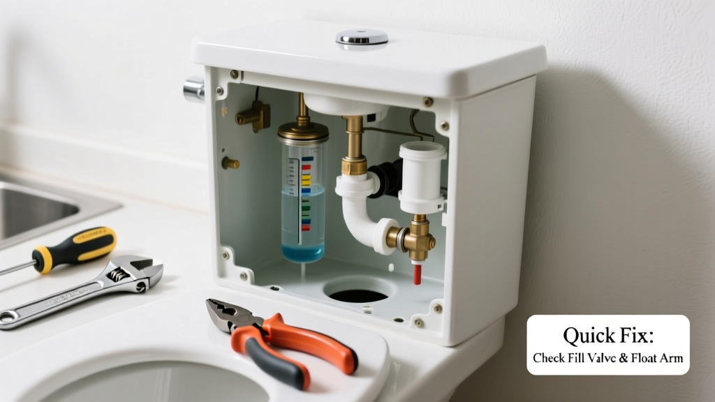 Toilet Tank Not Filling in Kitchen: Quick Fixes