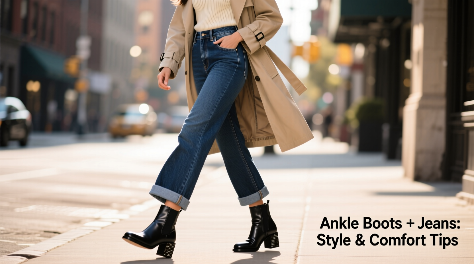 how to wear ankle boots with jeans for maximum comfort and style