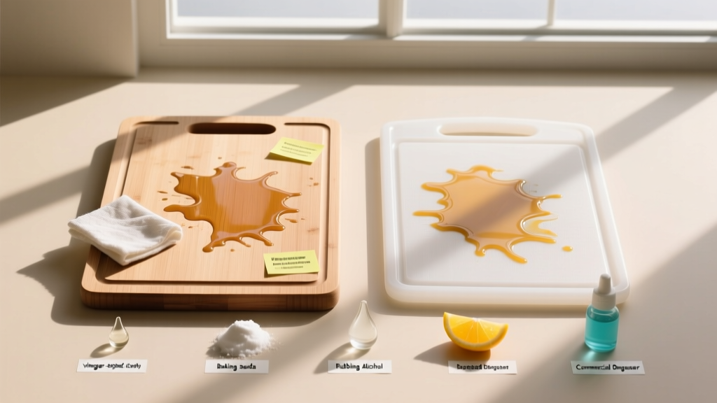 Best Way: How to Get Sticker Residue Out of Cutting Boards