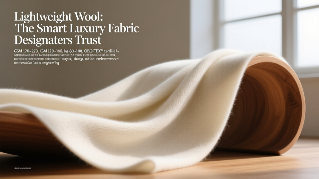 Lightweight Wool: The Smart Luxury Fabric Designers Trust