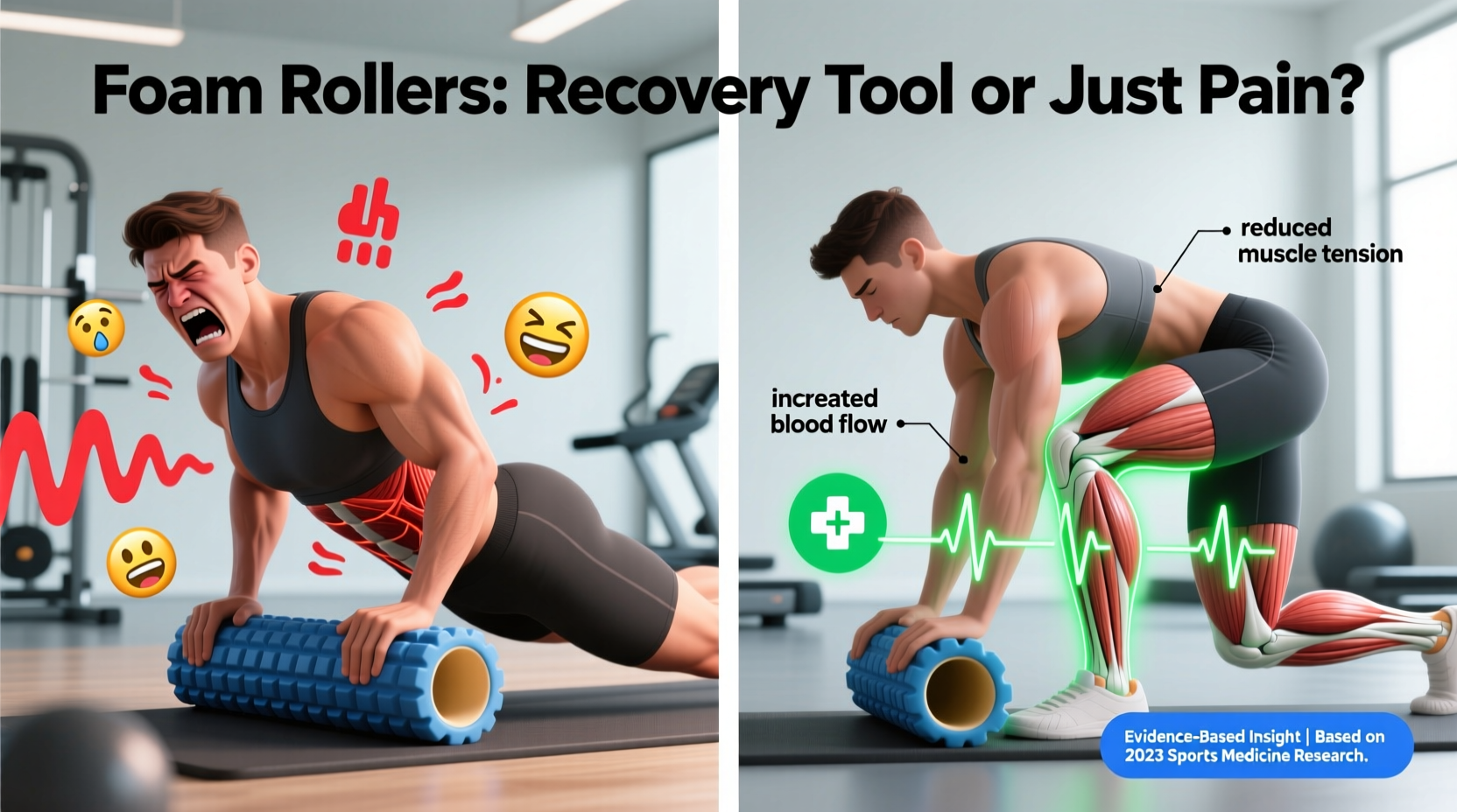 are foam rollers actually useful for muscle recovery or just painful