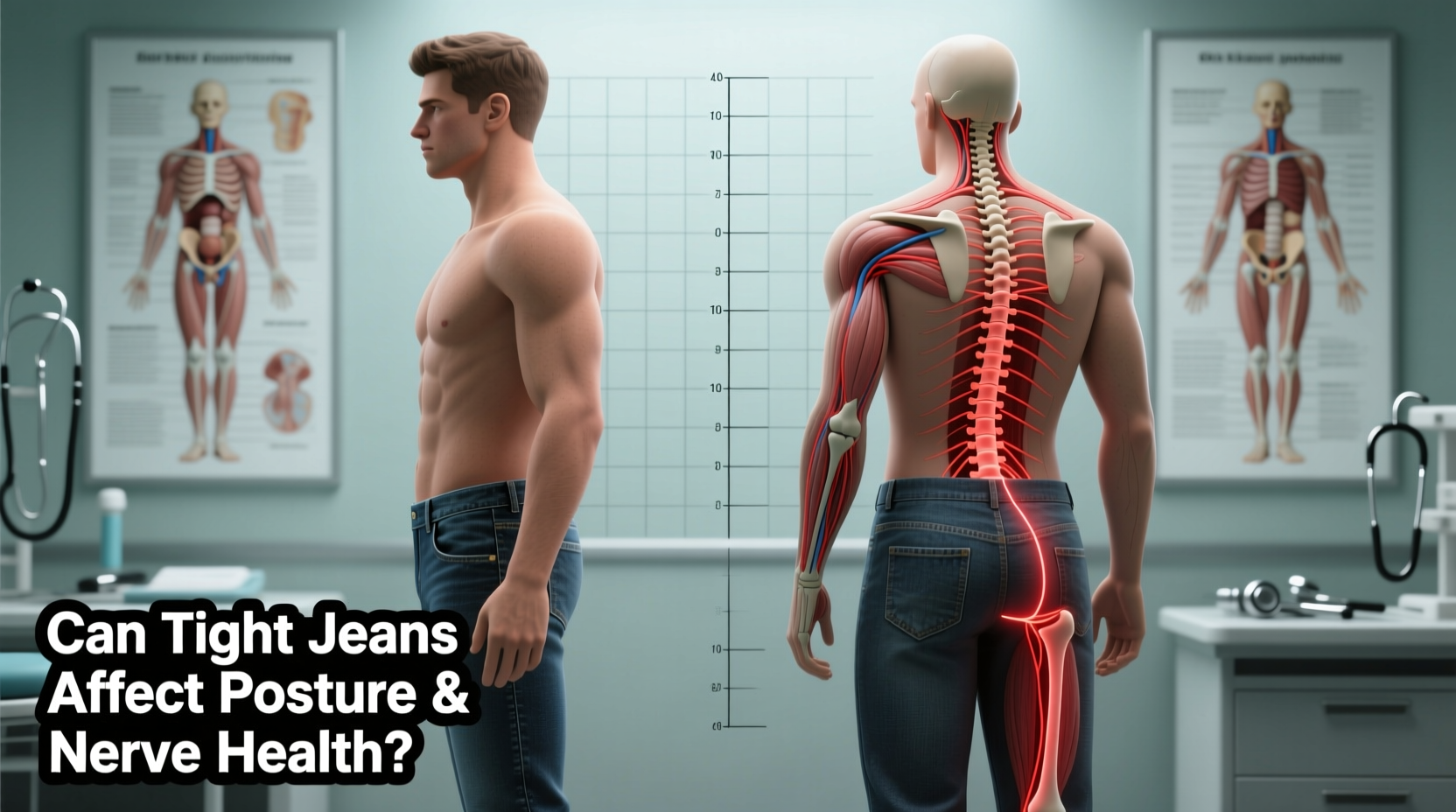 can wearing tight jeans affect your posture and nerve health