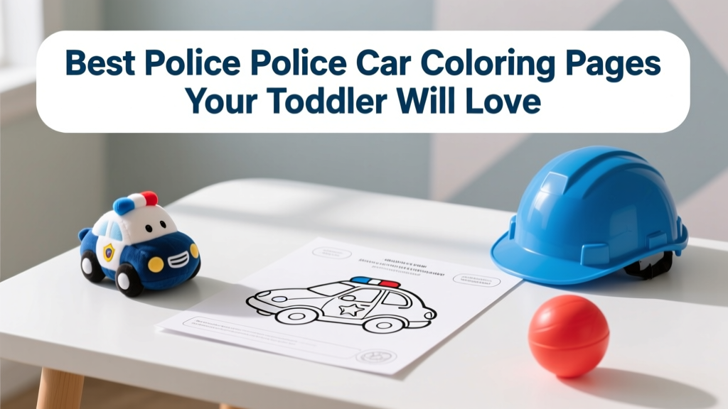 Best Police Car Coloring Pages Your Toddler Will Love: Safety-First, Developmentally Appropriate Designs for Ages 1–4