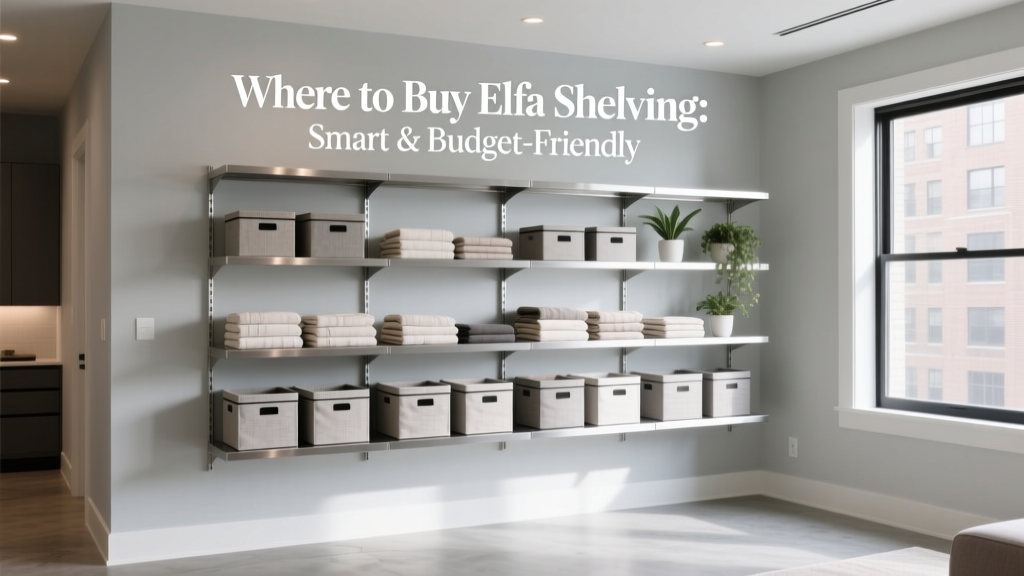 Where to Buy Elfa Shelving: Smart & Budget-Friendly
