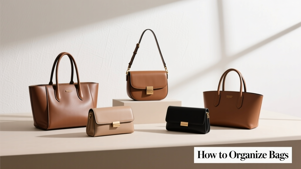 How To Organize Bags: A Practical, Space-Saving System for Handbags, Totes, Backpacks, and More