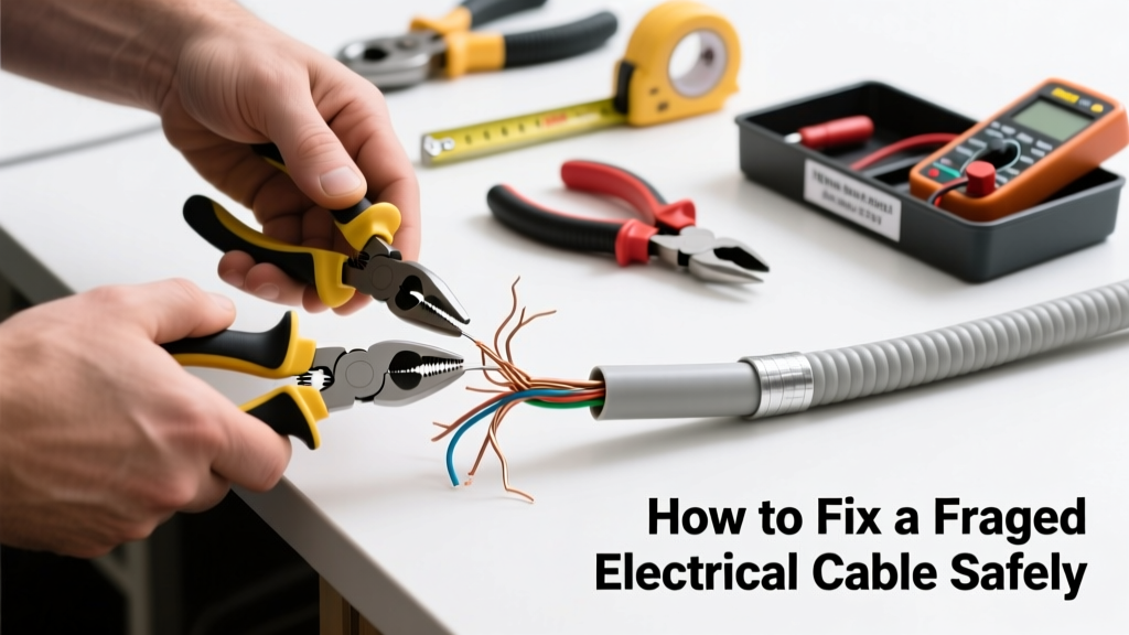 How to Fix a Frayed Electrical Cable Safely