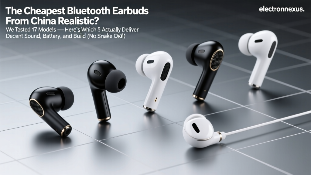 The Cheapest Bluetooth Earbuds From China Realistic? We Tested 17 Models — Here’s Which 5 Actually Deliver Decent Sound, Battery, and Build (No Snake Oil)