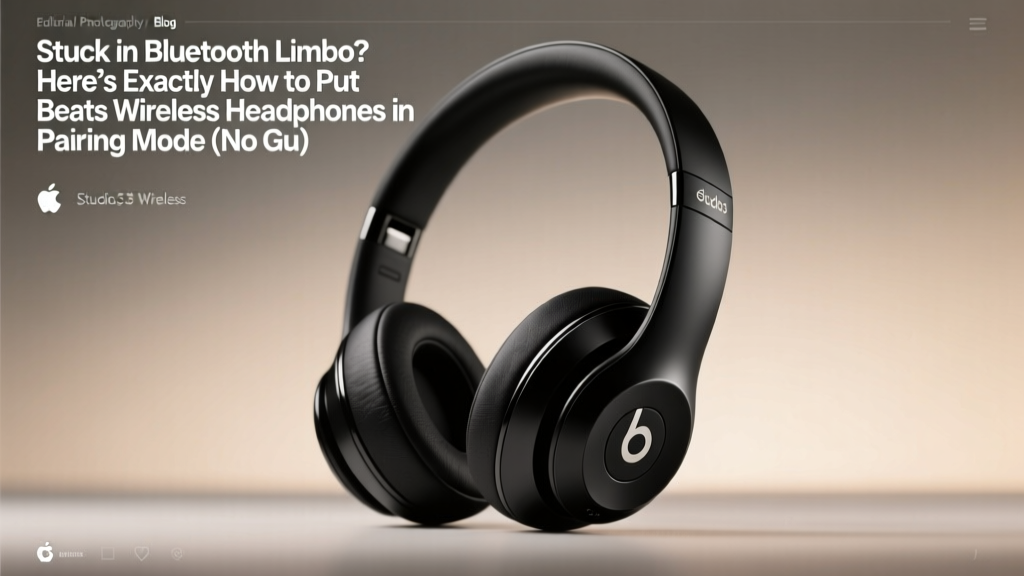 How to Put Beats Wireless Headphones in Pairing Mode