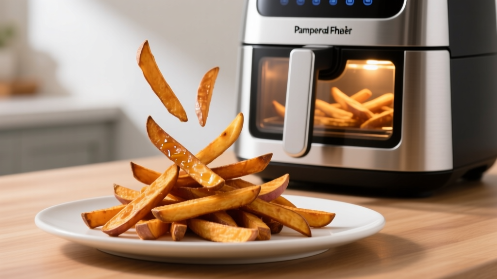 Perfect Sweet Potato Fries in a Pampered Chef Air Fryer