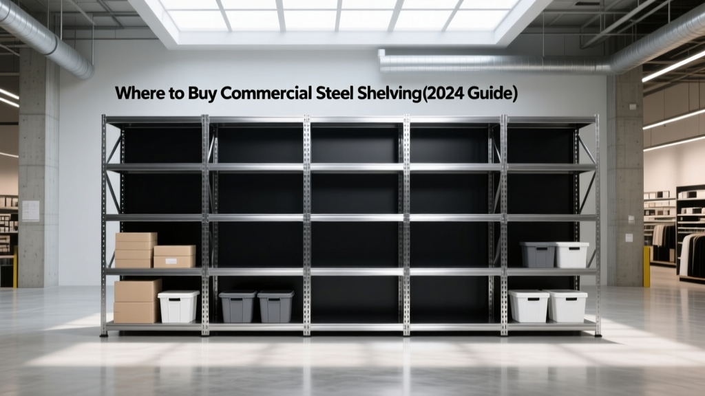 Where to Buy Commercial Steel Shelving (2024 Guide)