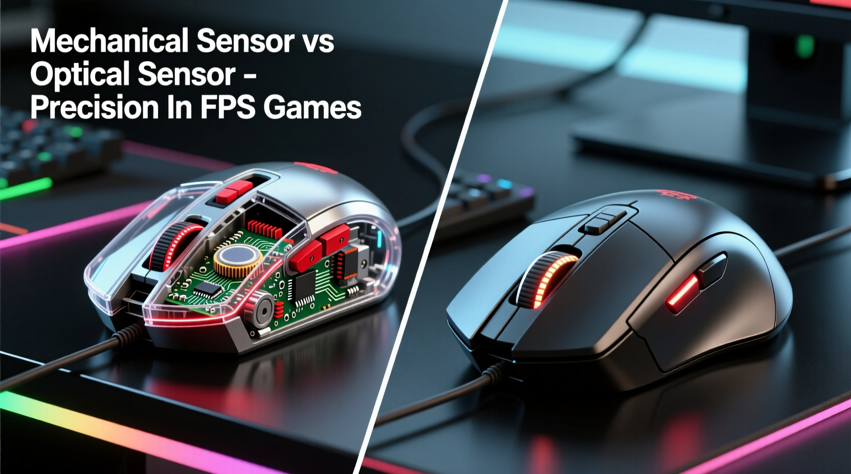 mechanical gaming mouse vs optical which sensor type gives better precision in fps games