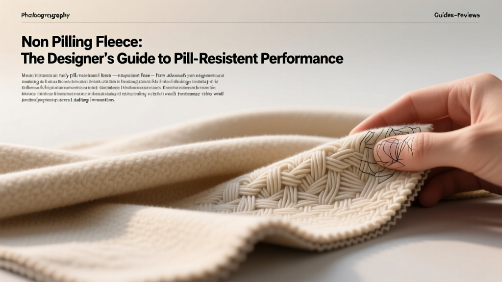 Non Pilling Fleece: The Designer’s Guide to Pill-Resistant Performance