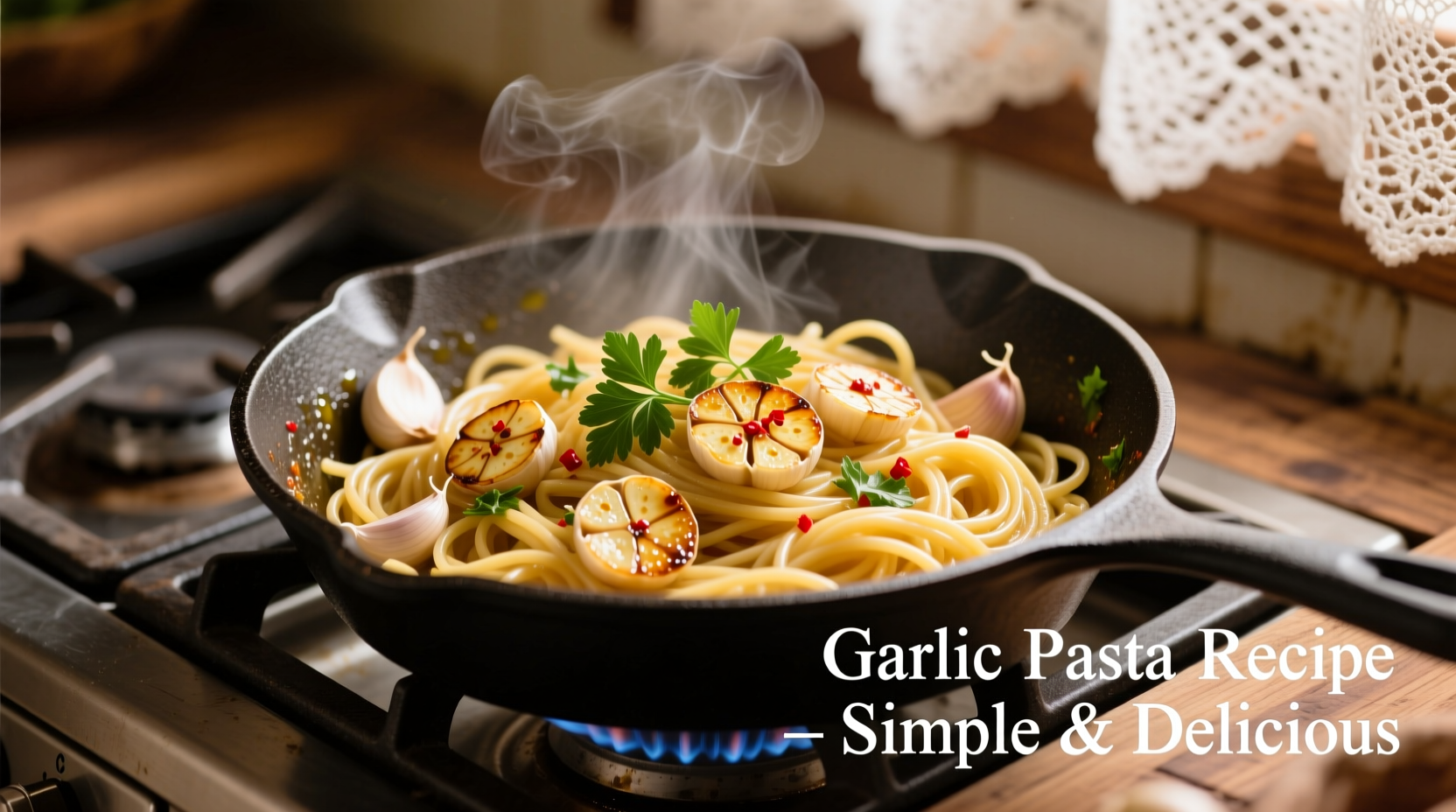 Perfect Garlic Pasta Recipe: 7 Ingredients, 20 Minutes
